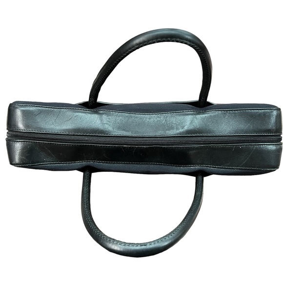 Tumi Executive Laptop Bag, Black Leather and Fabric Mix - Picture 9 of 11